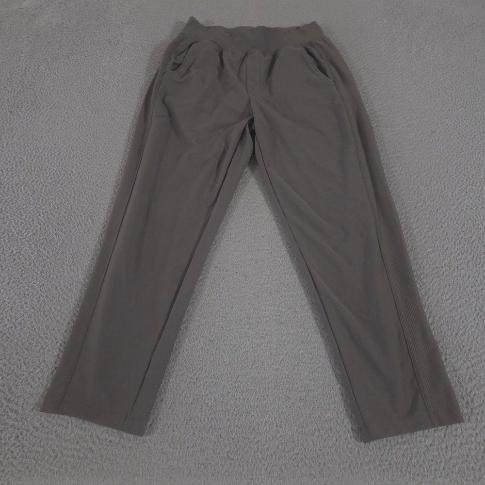 Old Navy Pants Womens Medium Gray PowerSoft Combination Taper Tapered Ribbed